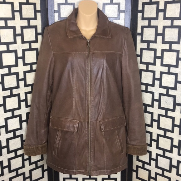 Wilsons Leather Jackets & Blazers - Wilson’s Leather brown jacket